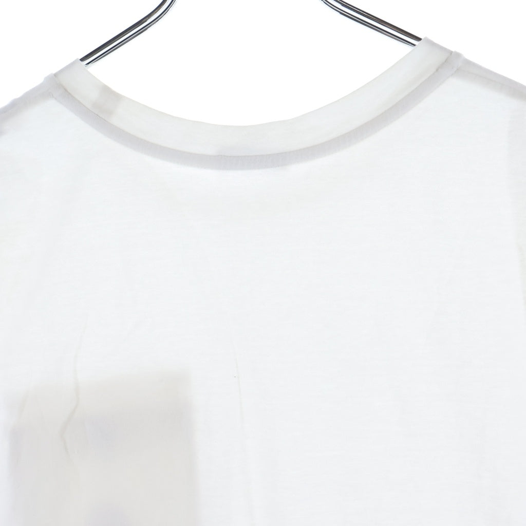 MONCLER(モンクレール) 22SS SS T-SHIRT トリコロール 胸ポケット ロゴエンブロイダリー クルーネック 半袖Tシャツ カットソー ホワイト H10918C00048 8390Y