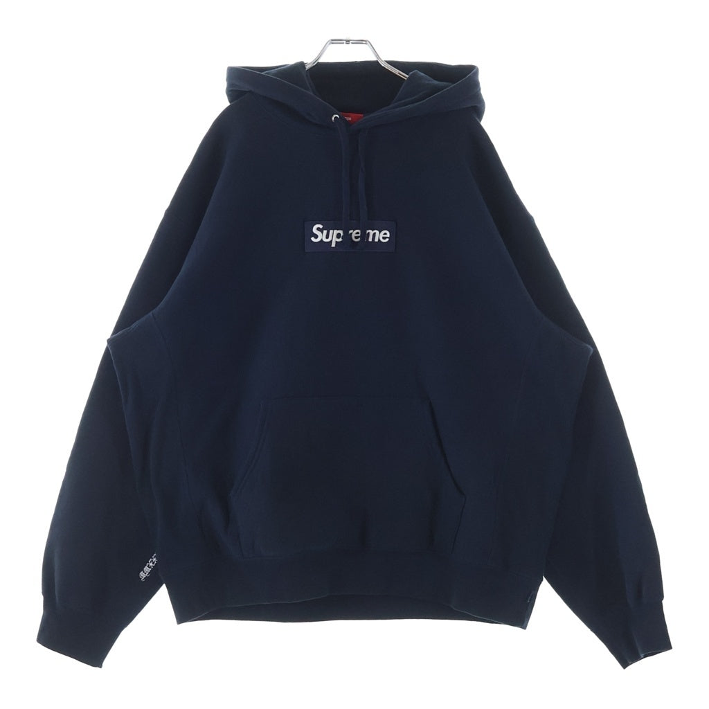 SUPREME(シュプリーム) 25AW Box Logo Hooded Sweatshirt ボックスロゴ フーディ プルオーバー スウェット パーカー ネイビー