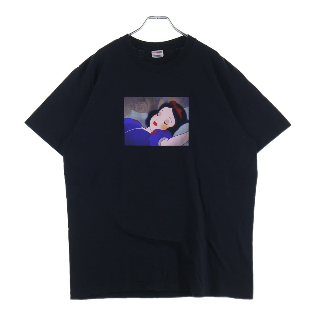 SUPREME(シュプリーム) 24AW ×DISNEY Snow White Tee ディズニー スノー ホワイト クルーネック半袖Tシャツ カットソー ブラック