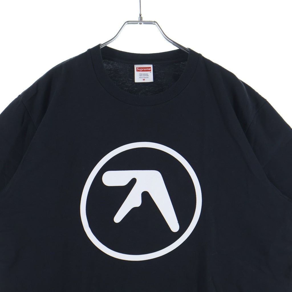 SUPREME(シュプリーム) 25SS ×APHEX TWIN Ambient Works Tee アフェックス ツイン アンビエント ワークス クルーネック半袖Tシャツ カットソー ブラック