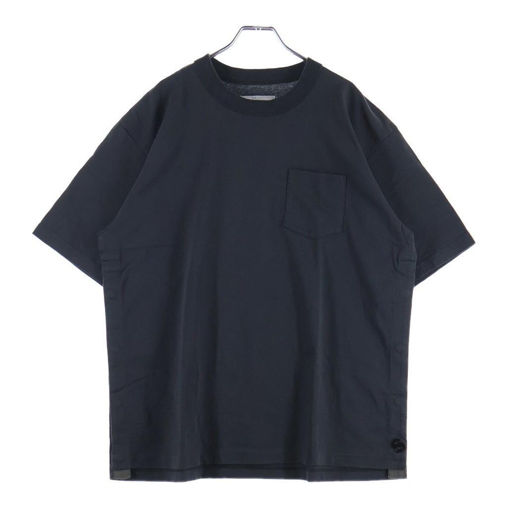 Sacai(サカイ) 25SS COTTON JERSEY T‐SHIRT コットン ジャージ クルーネック半袖ポケットTシャツ カットソー グレー SCM-227