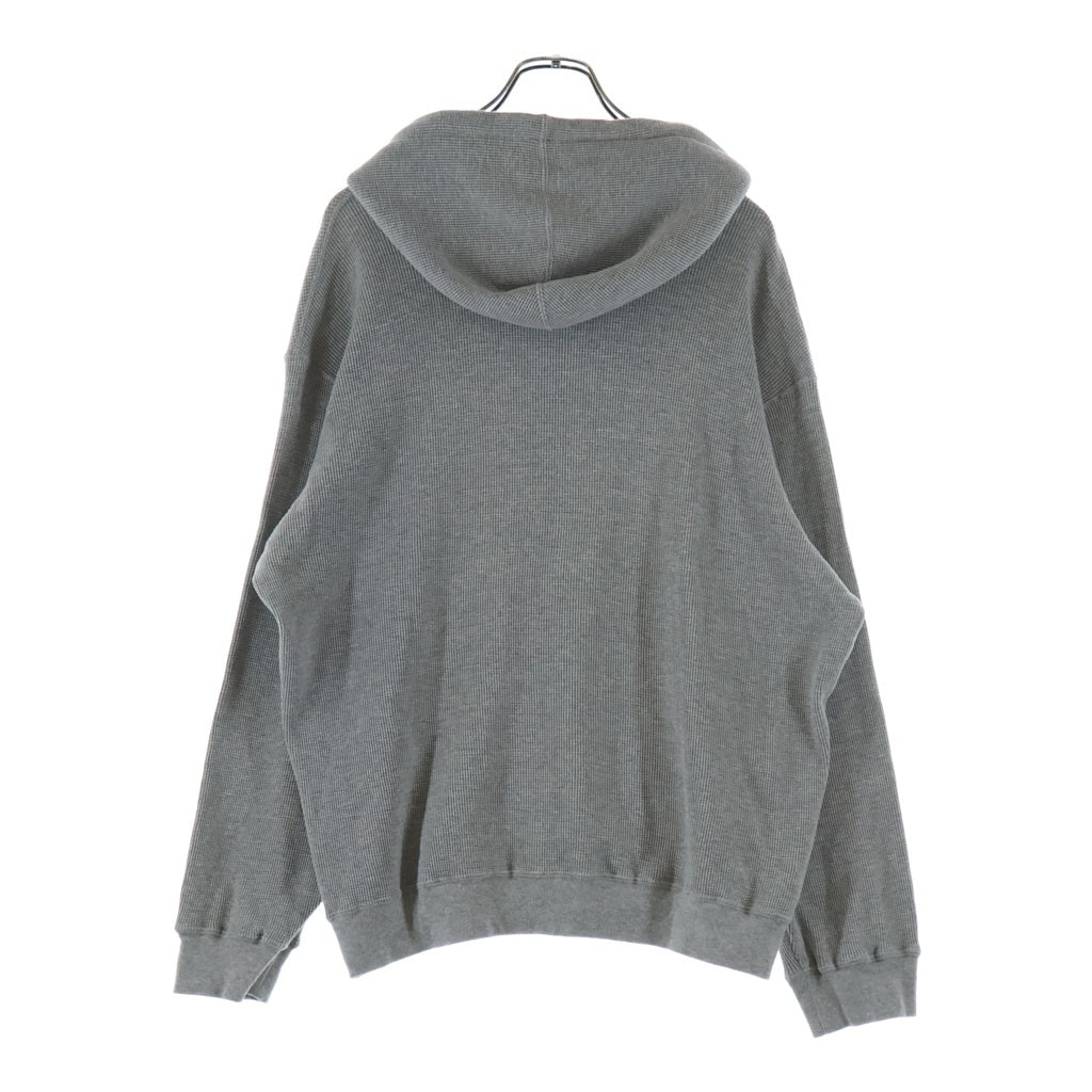 SUPREME(シュプリーム) 25SS Hooded Zip Up Thermal サーマル ジップアップパーカー フーディー グレー