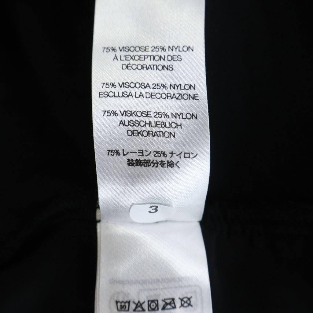 SUPREME(シュプリーム) 25SS Velvet Baseball Jersey ベルベット ベースボール ジャージ 半袖フットボールシャツ ブラック