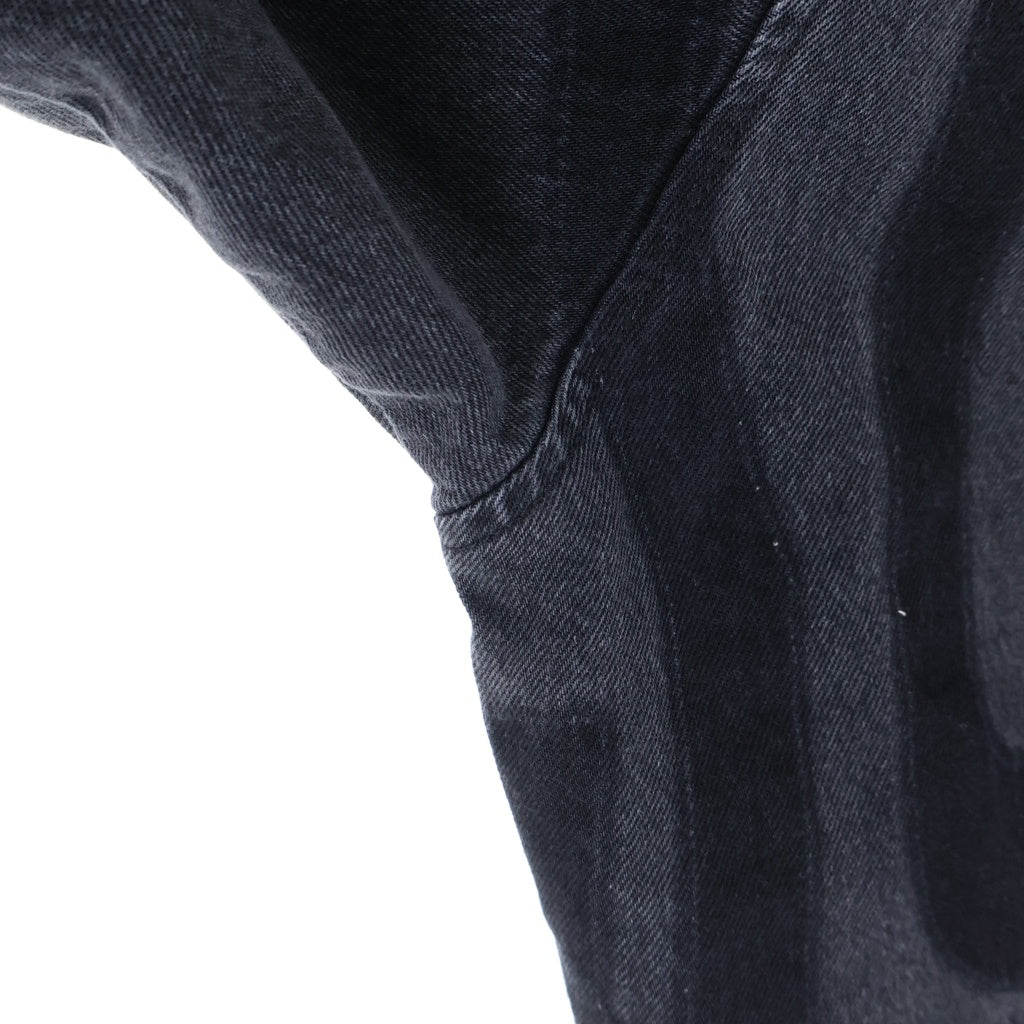 SUPREME(シュプリーム) 23SS Washed Knockout Denim Varsity Jacket ウォッシュド ノックアウト デニムバーシティジャケット スタジャン ブラック