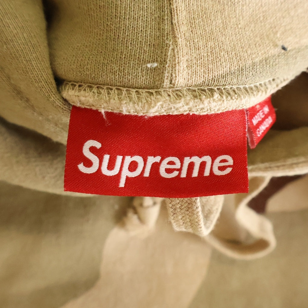 SUPREME(シュプリーム) 24SS $ Hooded Sweatshirt Desert Camo ドル フーデッド デザート カモ プルオーバースウェットパーカー フーディー ベージュ
