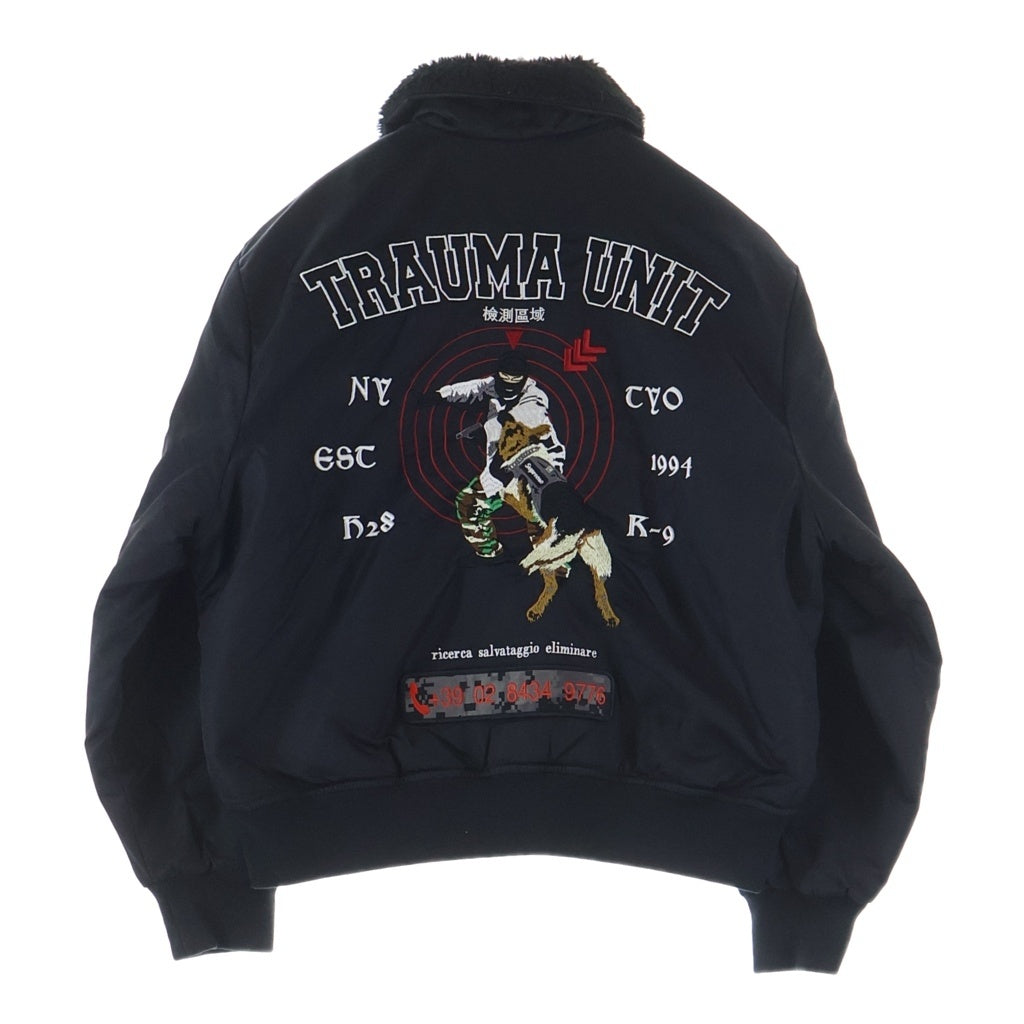 SUPREME(シュプリーム) 25SS ×AOI Nylon Bomber Jacket 葵産業 バック刺繍 ボアライニング ナイロン ボンバージャケット ブラック