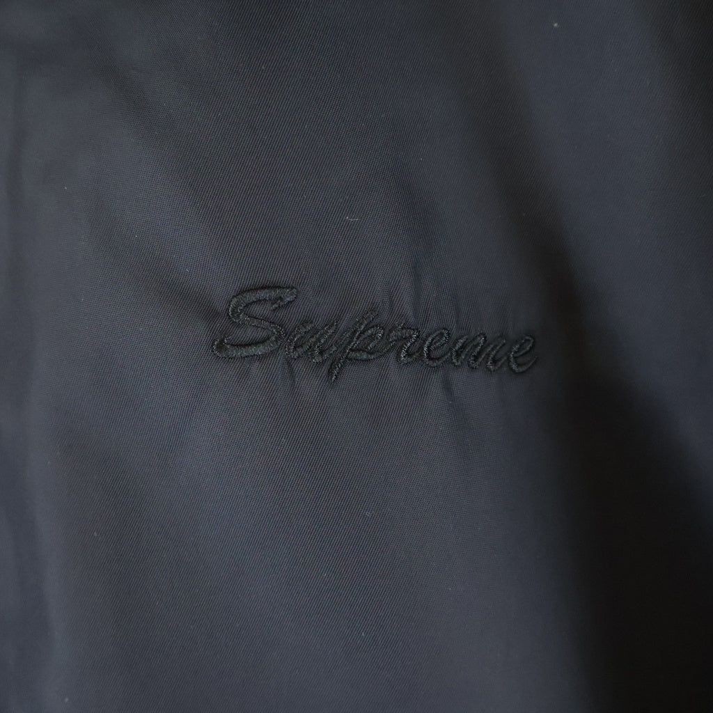 SUPREME(シュプリーム) 25SS ×AOI Nylon Bomber Jacket 葵産業 バック刺繍 ボアライニング ナイロン ボンバージャケット ブラック