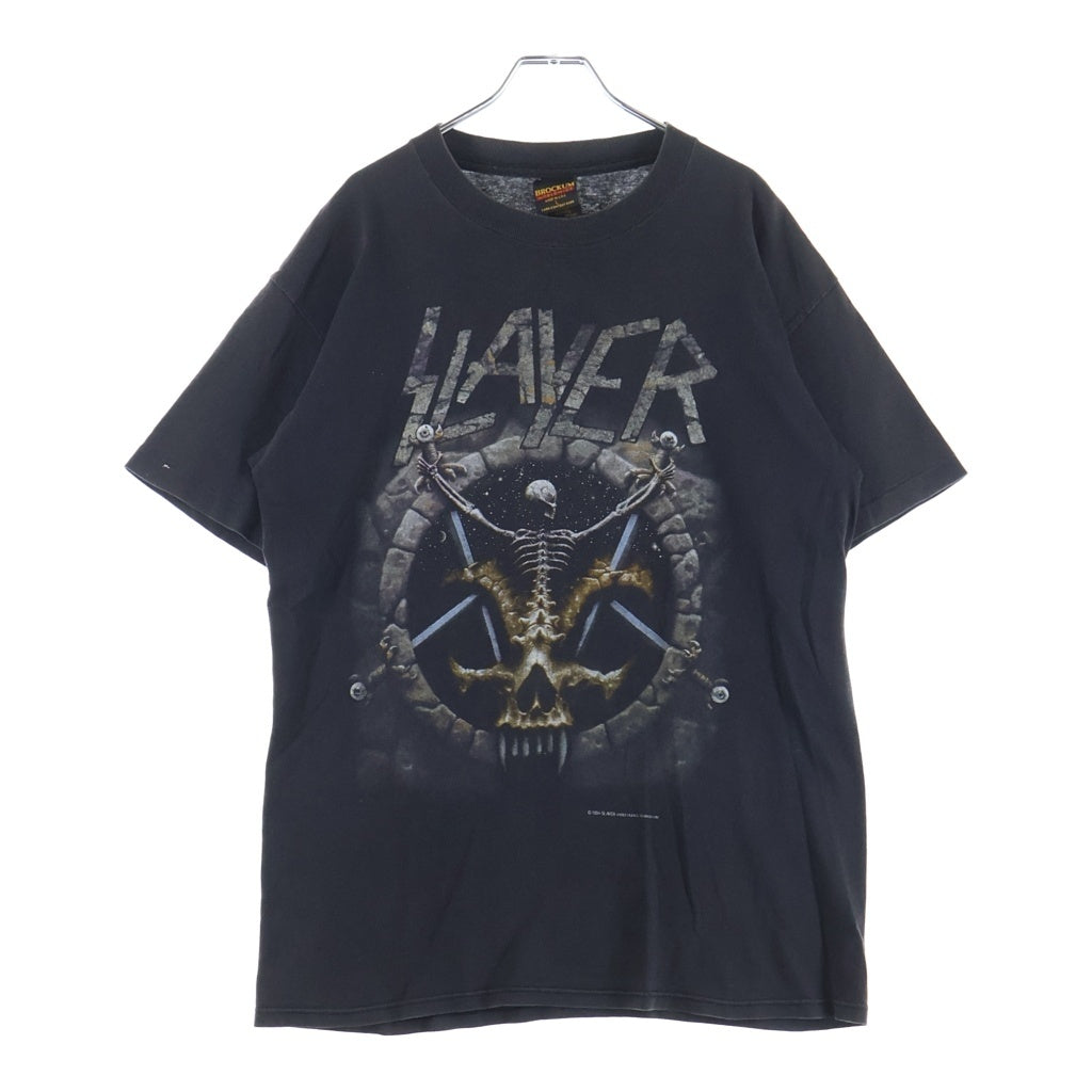 VINTAGE(ヴィンテージ) 90s VINTAGE SLAYER TOUR 1995 TEE ヴィンテージ スレイヤー 両面プリント Tシャツ 半袖カットソー ブラック