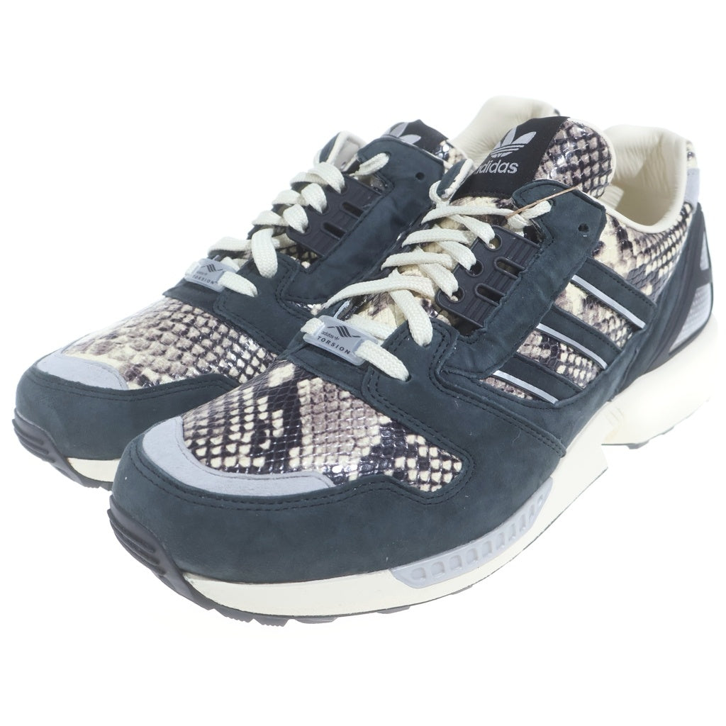 adidas(アディダス) ZX 8000 SNAKESKIN スネークスキン ローカットレースアップスニーカー シューズ ブラック US11/29cm KI1383