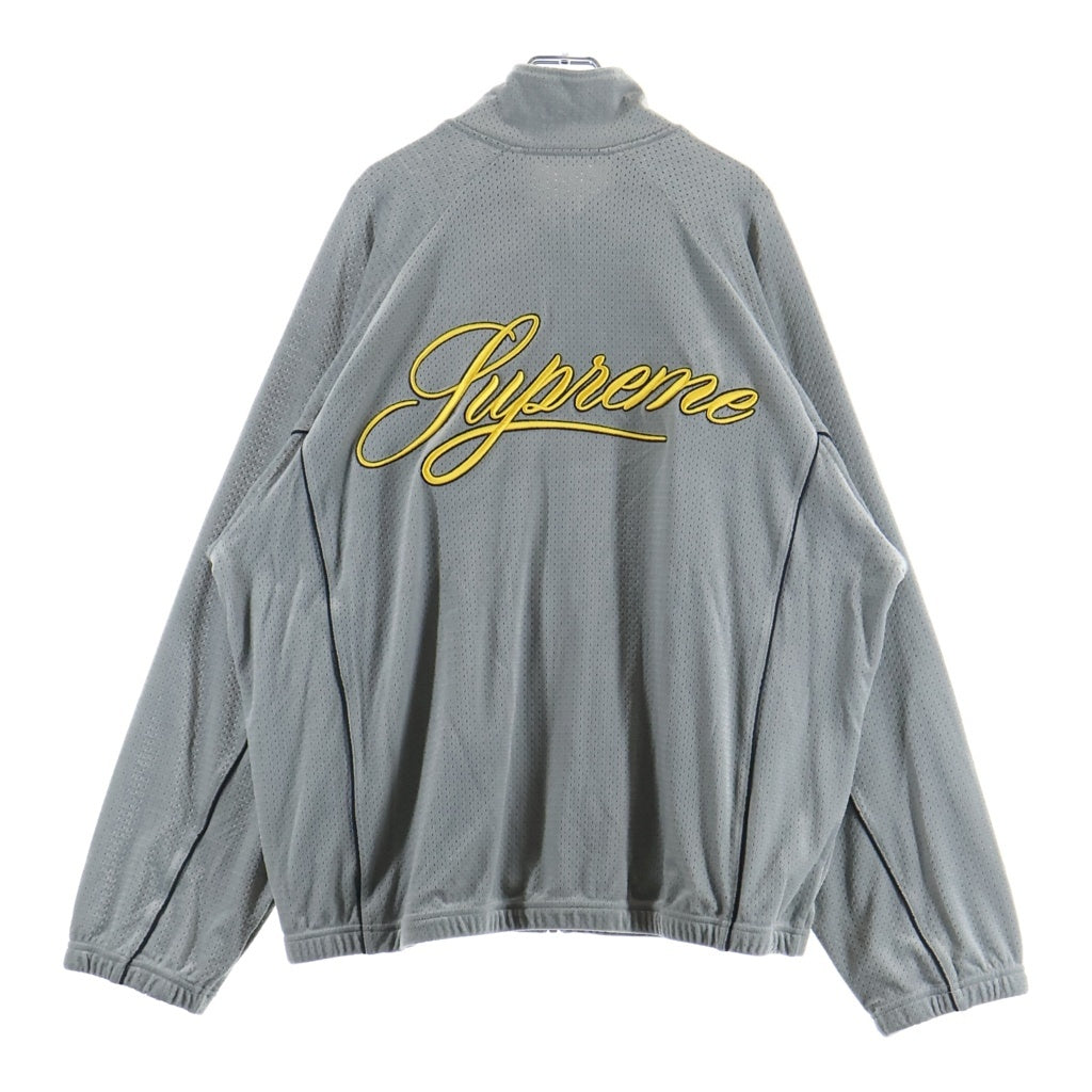 SUPREME(シュプリーム) 26SS VELOUR MESH TRACK JACKET ベロアメッシュ トラックジャケット グレー