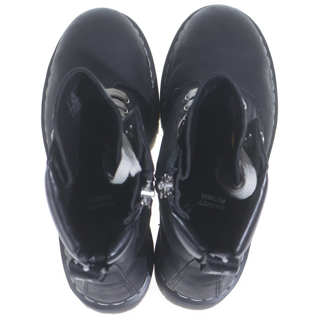 DRKSHDW(ダークシャドウ) ×Dr.Martens 25AW 1460 QUAD SOLE STEEL TOE BOOT ドクターマーチン クアッドソール スチールトゥ レースアップブーツ ブラック DM02E6813-9001-09