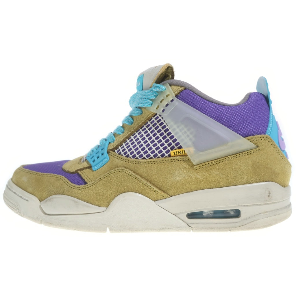 NIKE(ナイキ) ×UNION AIR JORDAN 4 RETRO SP DESERT MOSS ユニオン エアジョーダン4 レトロデザートモス ハイカットスニーカー US10.5/28.5cm DJ5718-300