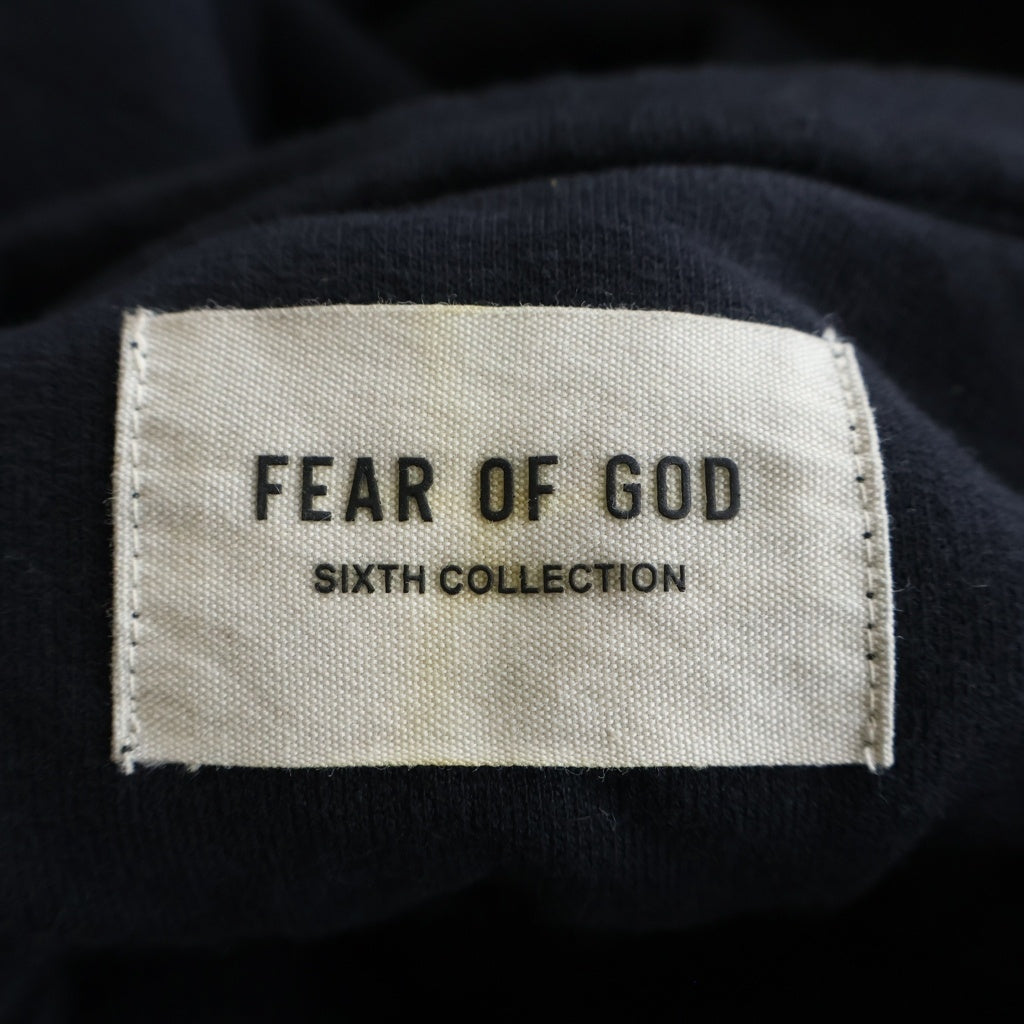 FEAR OF GOD(フィアオブゴッド) SIXTH COLLECTION シックスコレクション プルオーバー ヘンリーネックスウェットシャツ ブラック 6F19-2002B