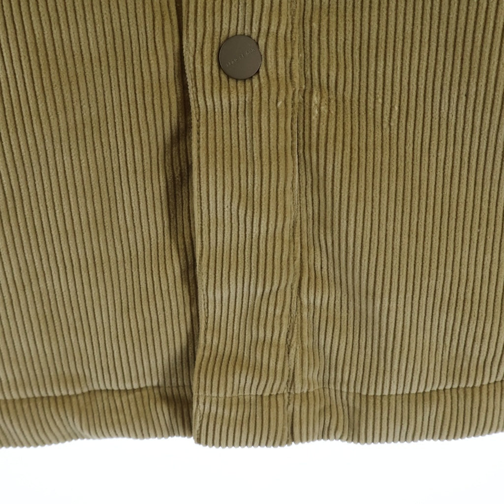 FEAR OF GOD(フィアオブゴッド) SIXTH COLLECTION COLLECTION CORDUROY VEST シックスコレクション スナップボタン コーデュロイベスト ブラウン 6H19-6036