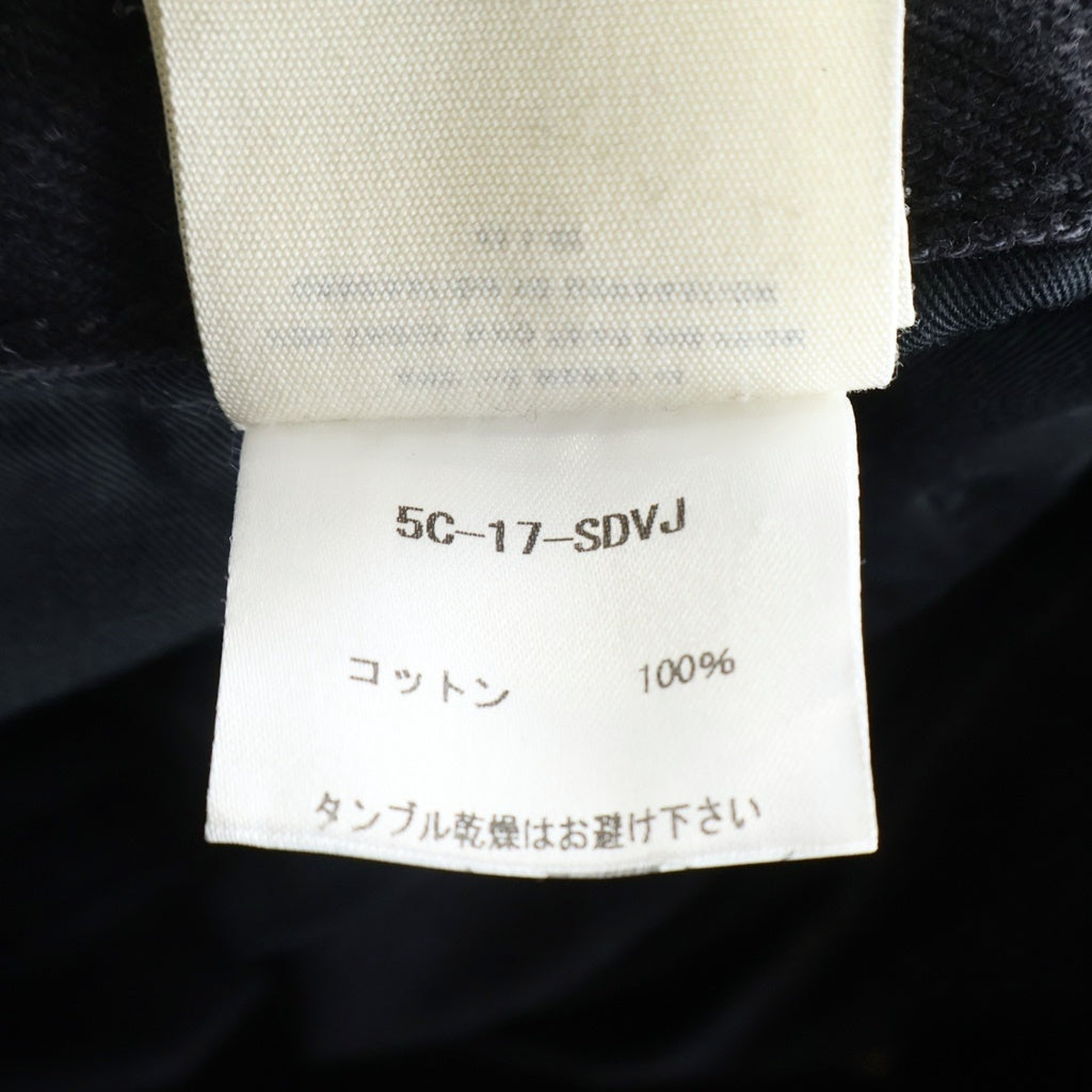 FEAR OF GOD(フィアオブゴッド) Bleach Selvedge Romper Denim ブリーチ セルビッジロンパー スキニーデニムパンツ ブラック 5C-17-SDVJ