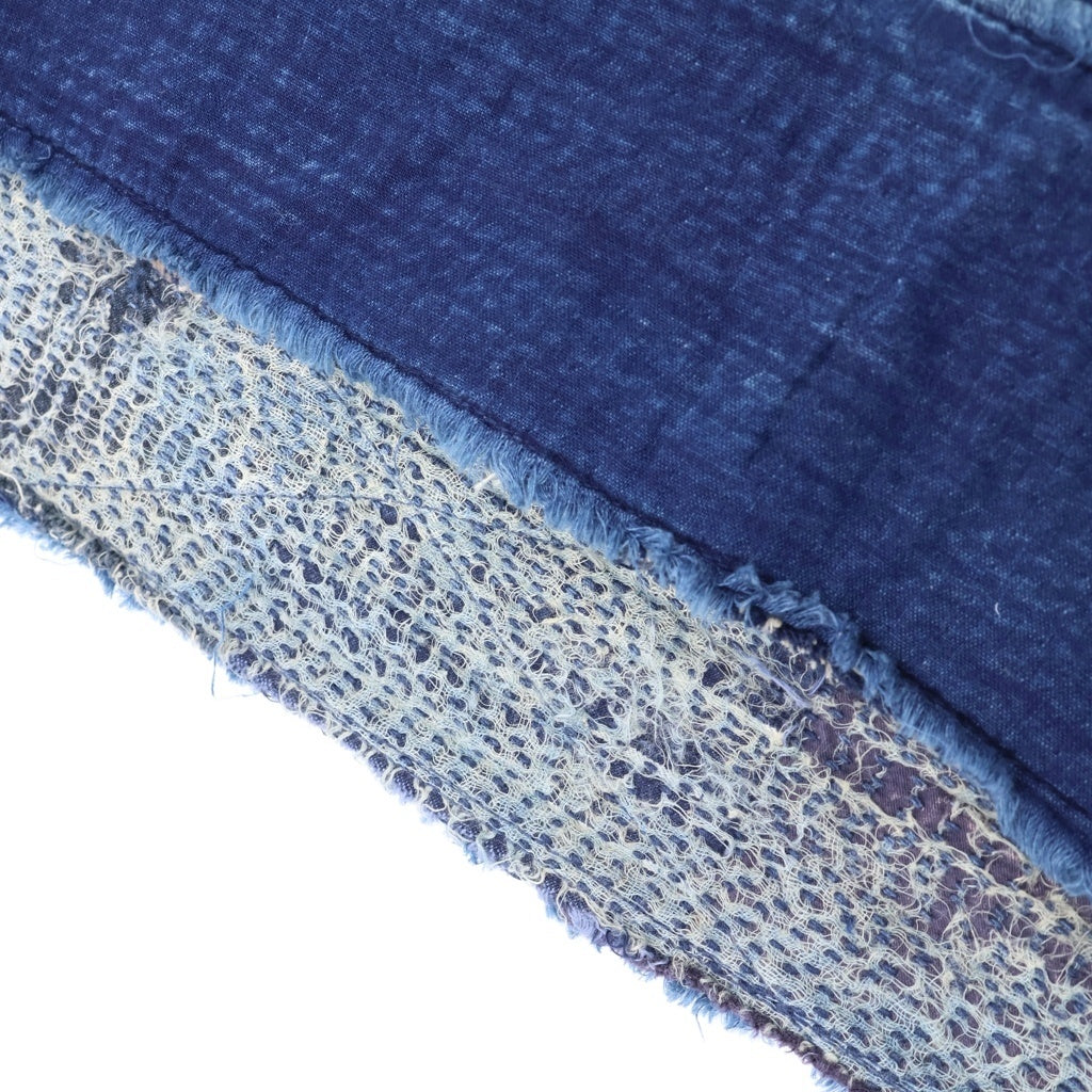 KAPITAL(キャピタル) BORO ボロ コットン ストール マフラー インディゴ レディース