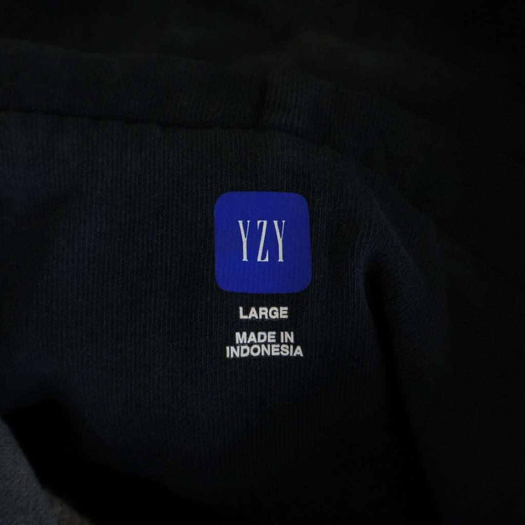 YEEZY GAP(イージーギャップ) コットン プルオーバースウェットパーカー フーディー ブラック 611814-04