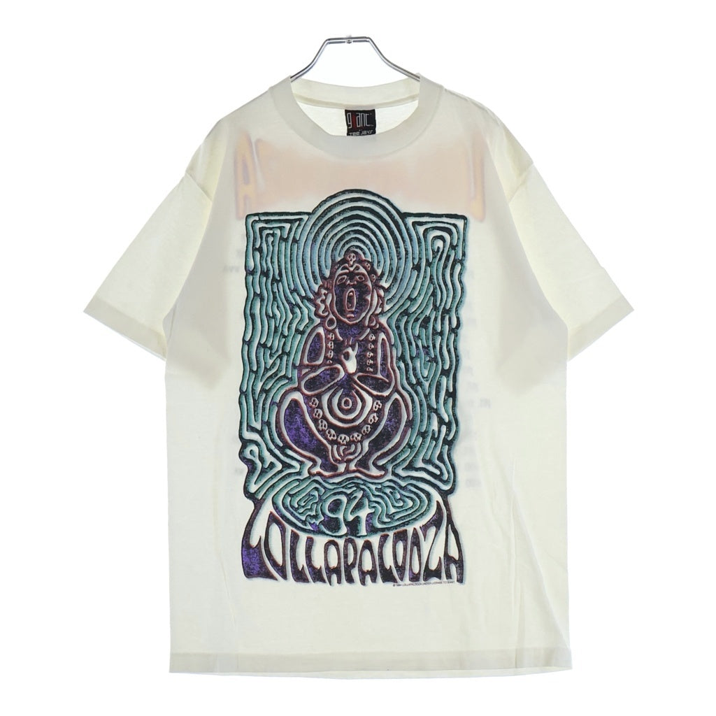VINTAGE(ヴィンテージ) 90S VINTAGE LOLLAPALOOZA 1994 GIANT ヴィンテージ ロラパルーザ 両面プリントTシャツ 半袖クルーネックカットソー ホワイト