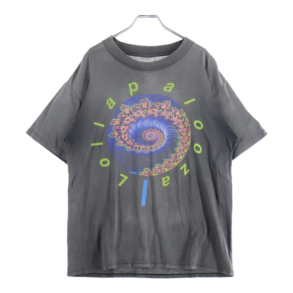 VINTAGE(ヴィンテージ) 90S VINTAGE LOLLAPALOOZA 1991 ヴィンテージ ロラパルーザ ツアー 両面プリントTシャツ 半袖クルーネックカットソー ブラック