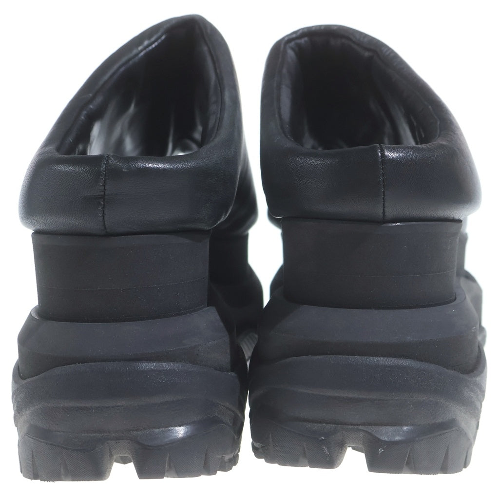 Sacai(サカイ) PADDED WEDGE MulesPLATFORM プラットフォームサンダル パデッドウェッジミュール ブラック 24-07175 レディース
