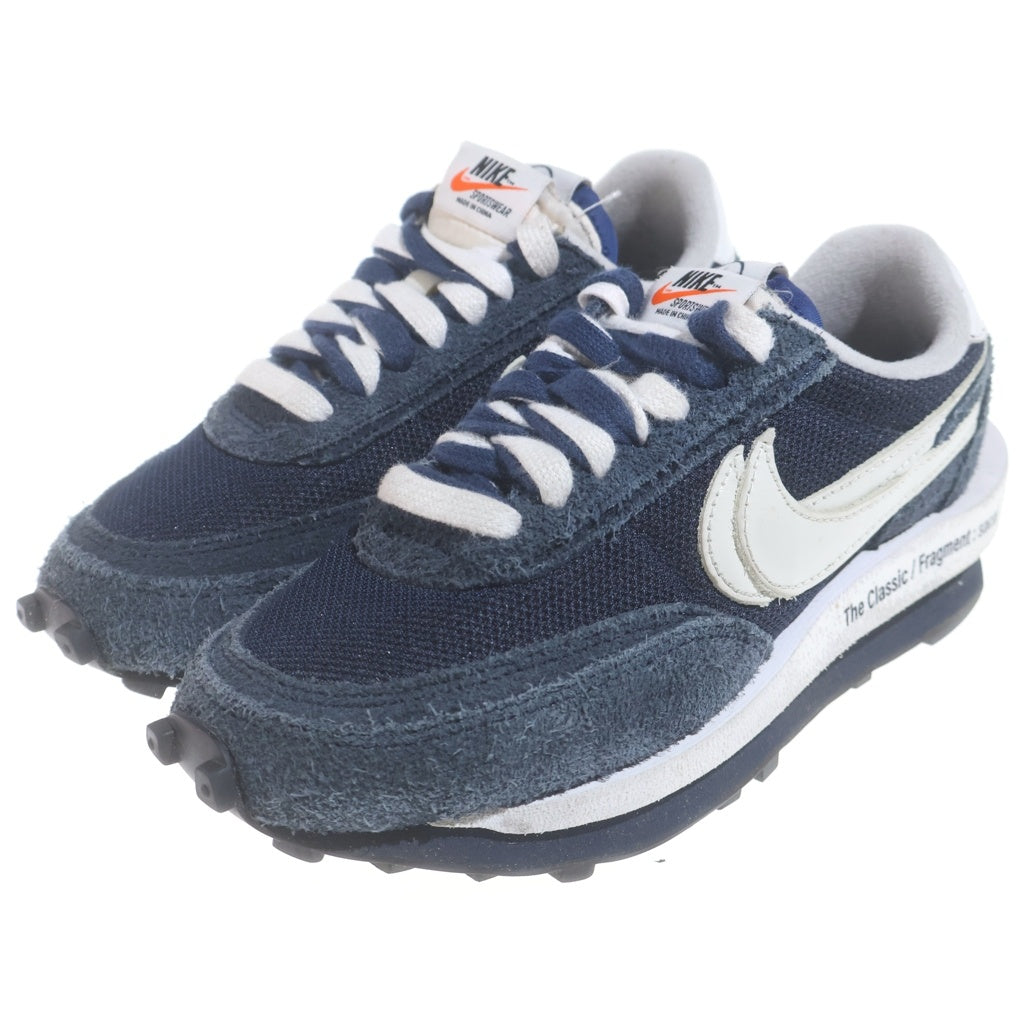 NIKE(ナイキ) ×SACAI ×FRAGMENTS LD WAFFLE エルディーワッフル ローカットスニーカー レディース シューズ UK3/22.5cm ブラック/ネイビー DH2684-400