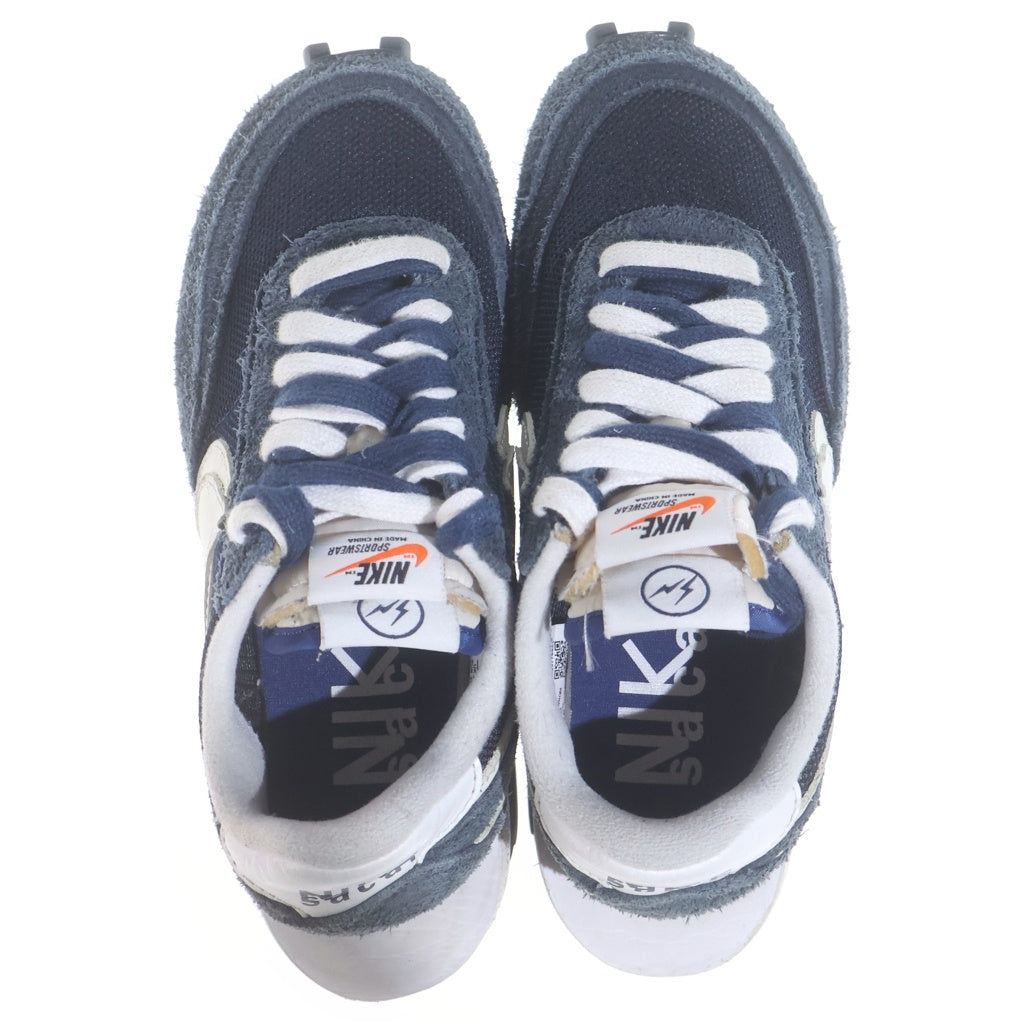 NIKE(ナイキ) ×SACAI ×FRAGMENTS LD WAFFLE エルディーワッフル ローカットスニーカー レディース シューズ UK3/22.5cm ブラック/ネイビー DH2684-400
