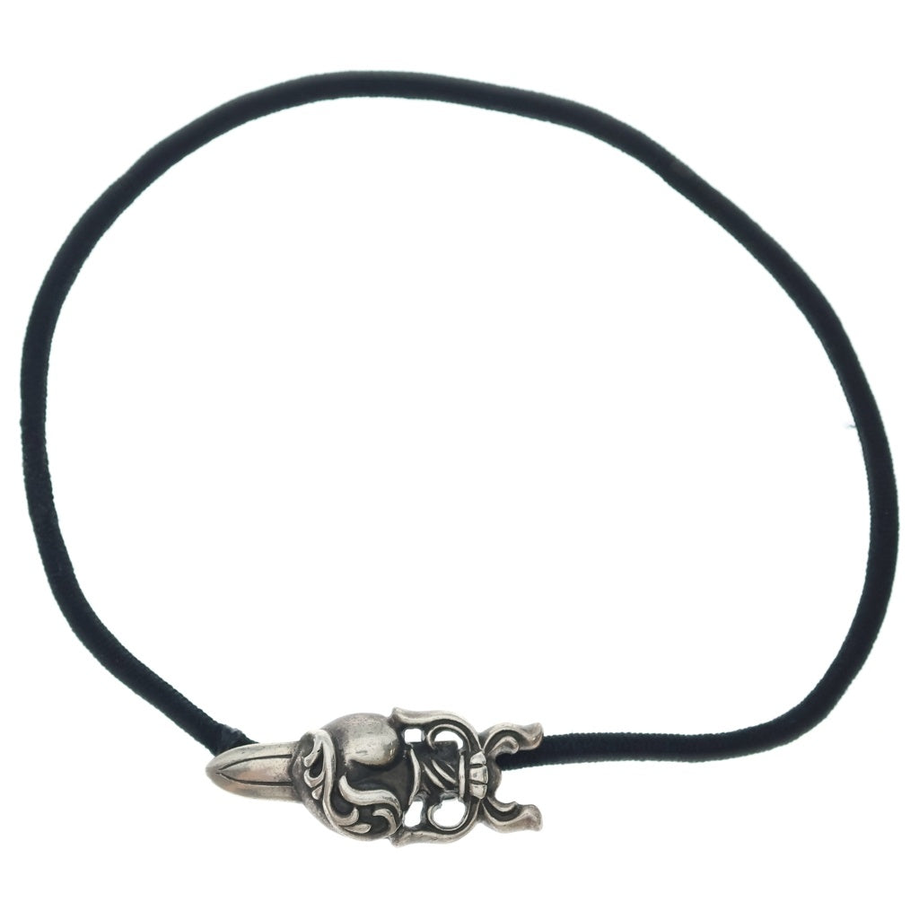 CHROME HEARTS(クロムハーツ) HAIRBAND DAGGER HEART ダガーハート ヘアバンド ヘアゴムコンチョ シルバー