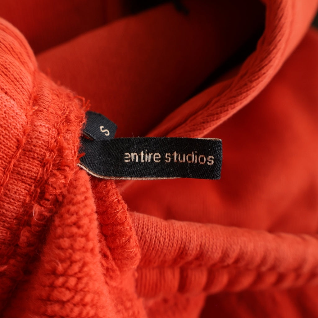 entire studios(エンタイア スタジオ) STRAIGHT LEG SWEATPANT ストレートレッグ スウェットパンツ レッド ES2204
