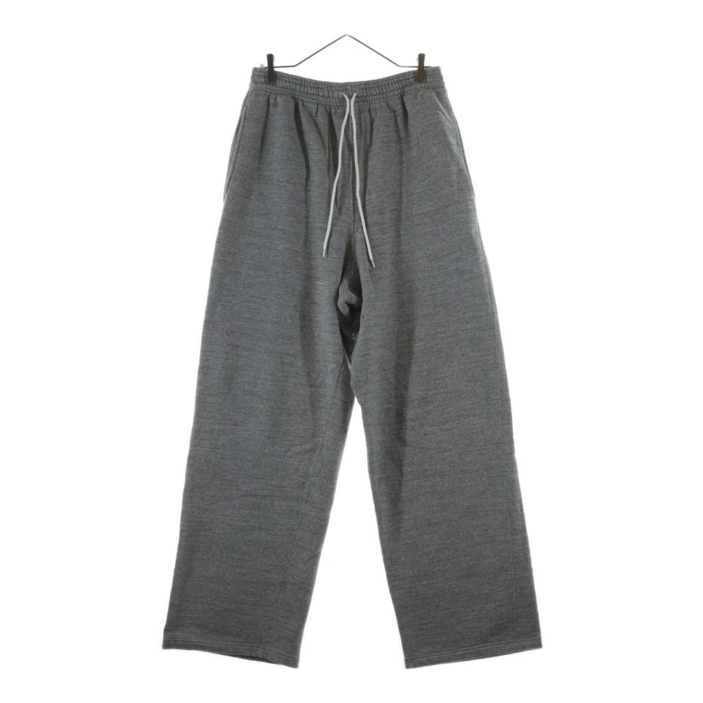UNUSED(アンユーズド) 22AW Wide Sweatpants ドローストリング ワイド スウェットパンツ グレー UW1058