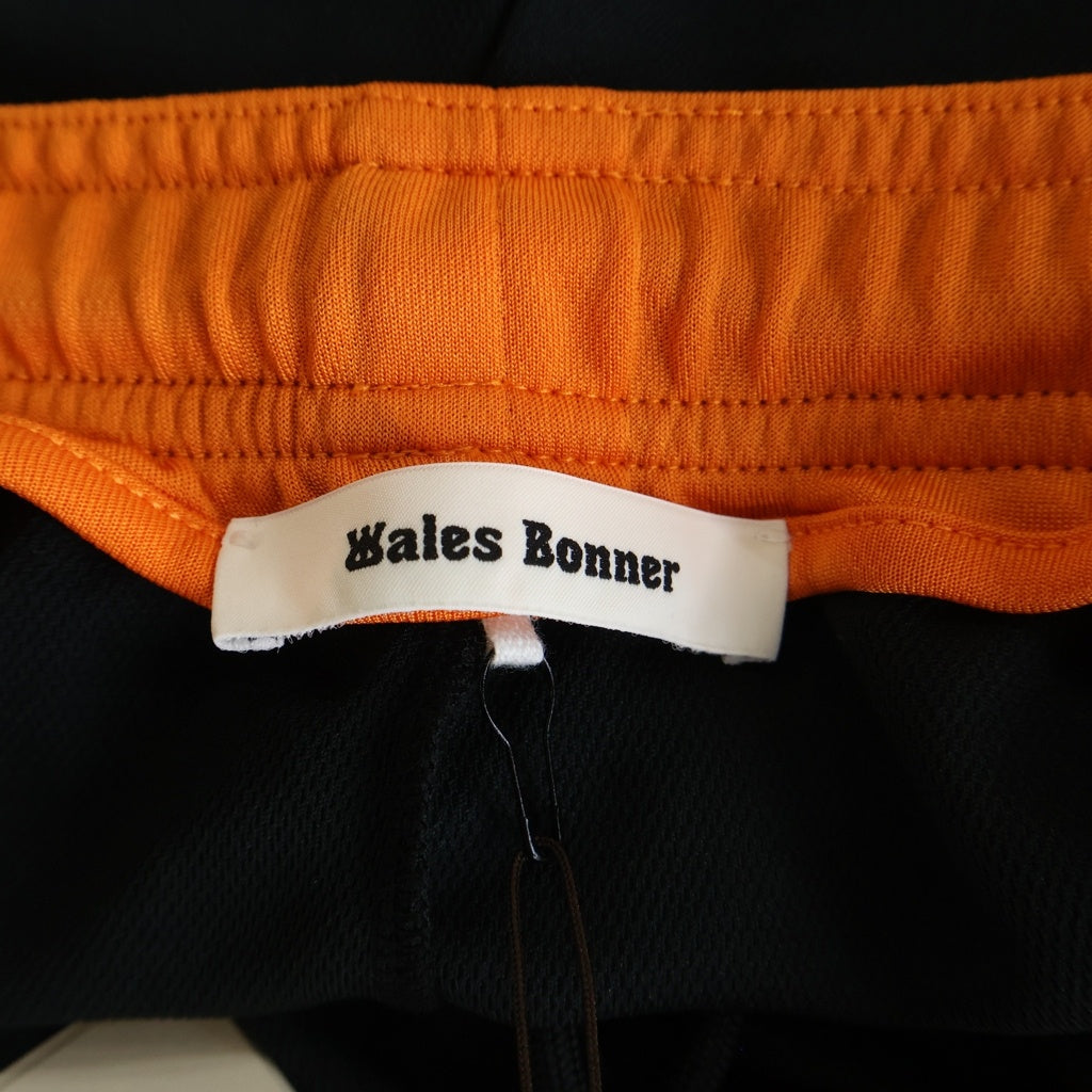 Wales Bonner(ウェールズ ボナー) 25SS Home Jersey Shorts ホームジャージーショーツ ハーフパンツ ブラック/オレンジ US25JE21-PL04-999
