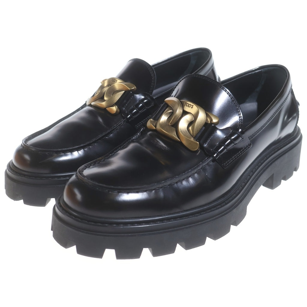 TOD'S(トッズ) KATE ケイト チェーン金具 シャークソール ローファー