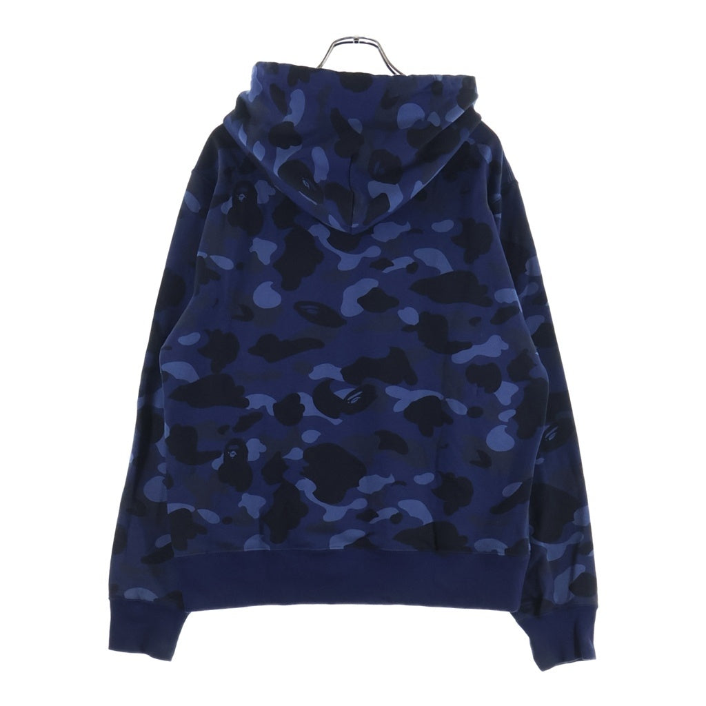 A BATHING APE(アベイシングエイプ) COLOR CAMO PULLOVER HOODIE カラー カモ プルオーバースウェットパーカー フーディー ブルー 001PPK801011M