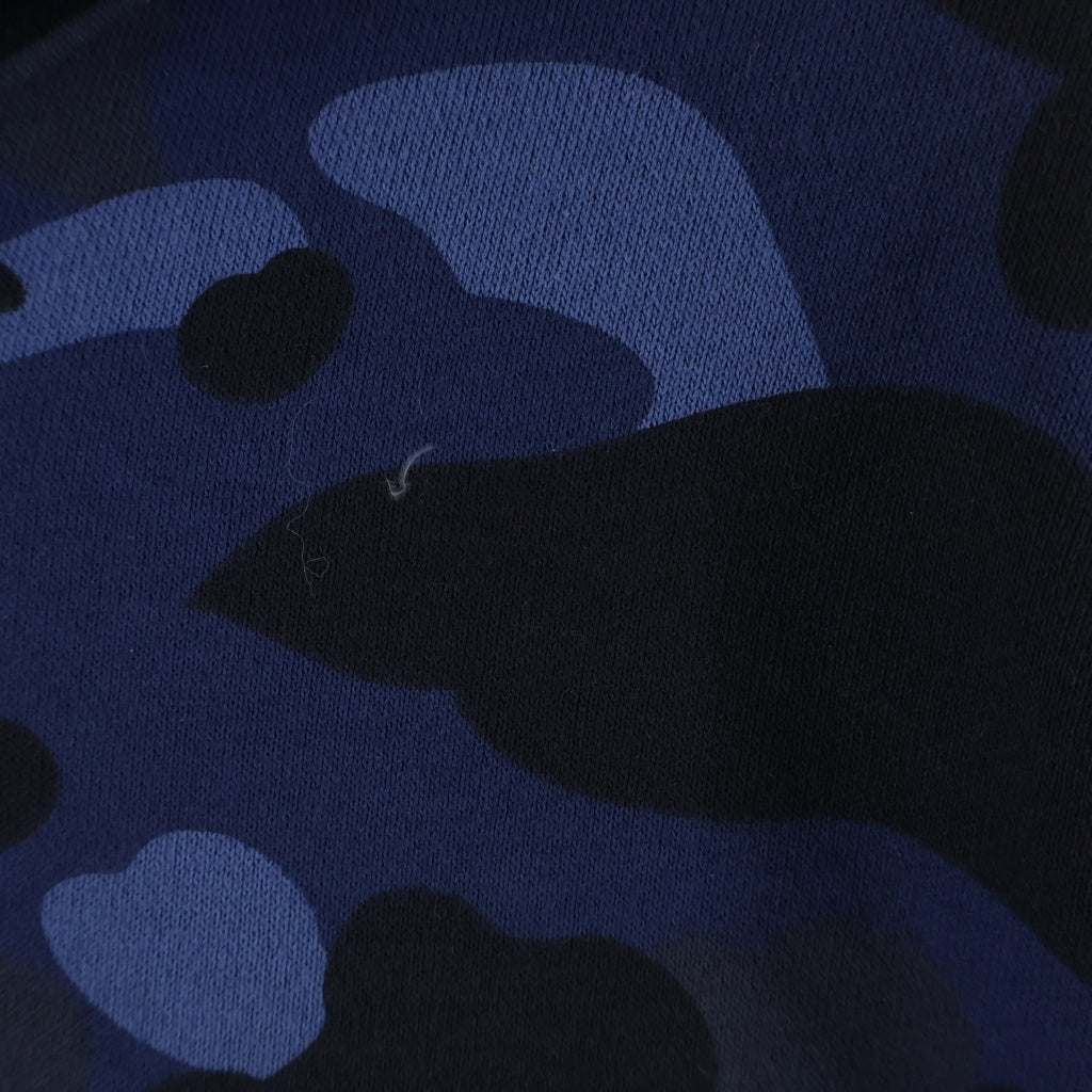 A BATHING APE(アベイシングエイプ) COLOR CAMO PULLOVER HOODIE カラー カモ プルオーバースウェットパーカー フーディー ブルー 001PPK801011M