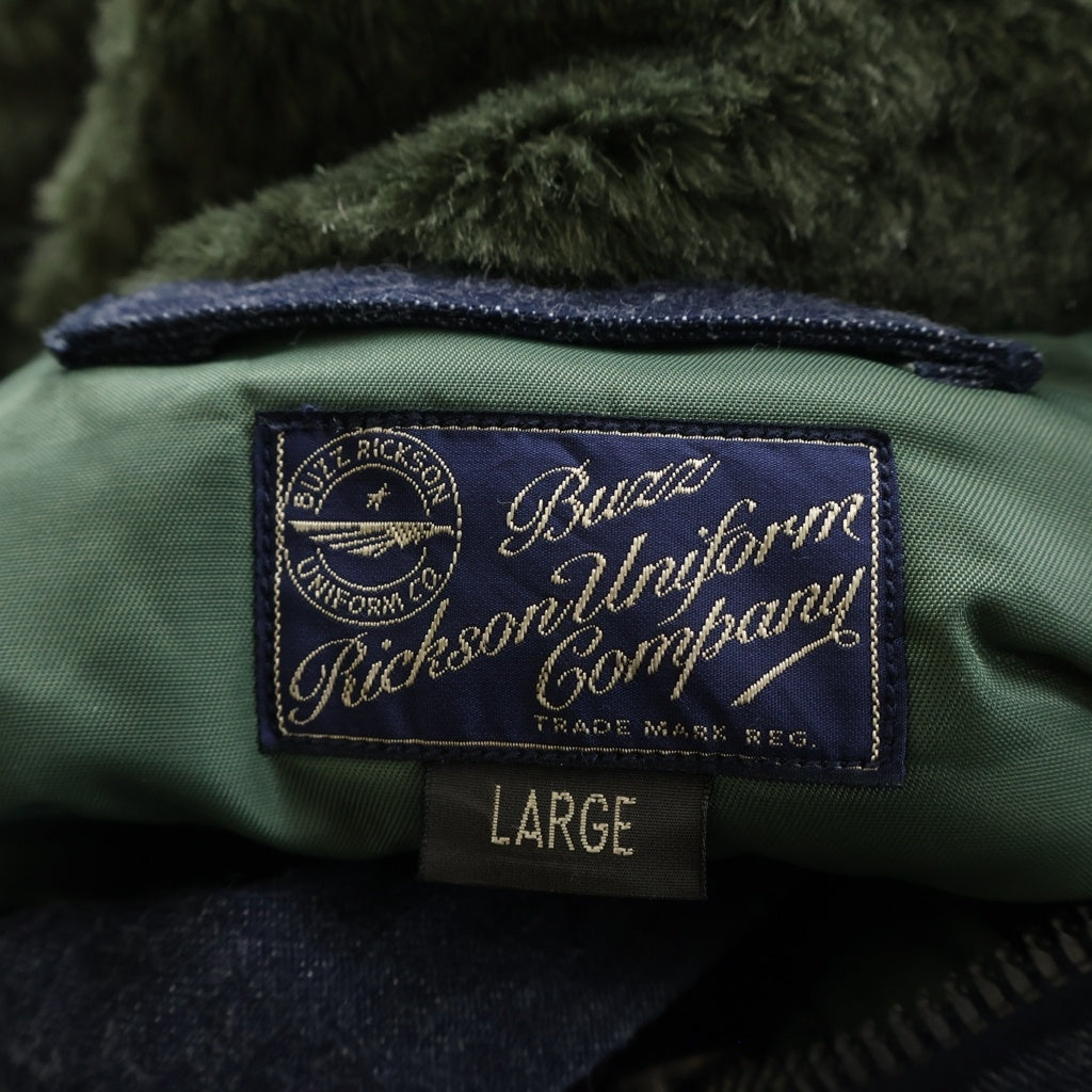 Buzz Rickson's(バズリクソンズ) Type DENIM N-3B BUZZ RICKSON UNIFORM COMPANY CIVILIAN MODEL デニム フライトジャケット シビリアンモデル インディゴ BR14637