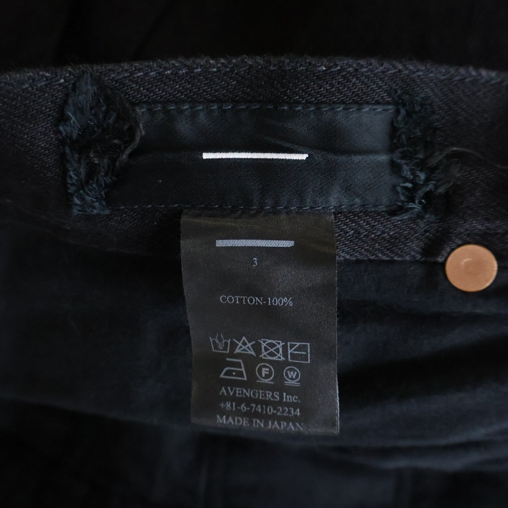MINUS(マイナス) Timeless Lot.20617 タイムレス デニムパンツ ブラック