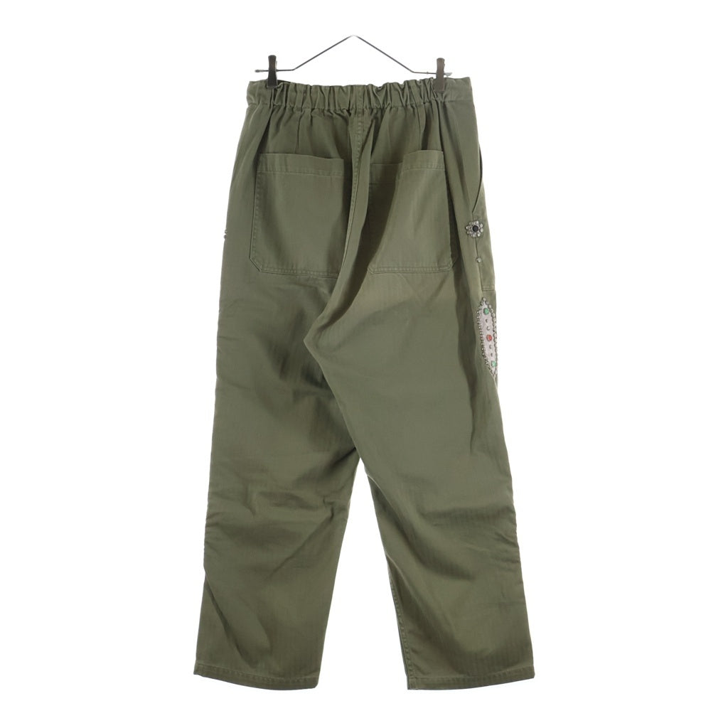 KAPITAL(キャピタル) Sulfur Herringbone Easy Baker Pants サイド