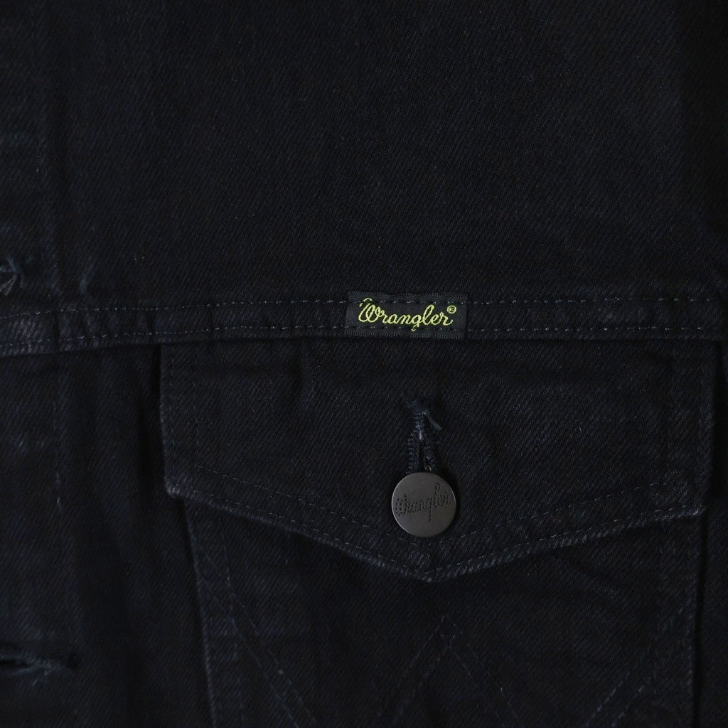 WACKO MARIA(ワコマリア) 25SS ×WRANGLER WASHED DENIM TRUCKER JACKET ラングラー デニムトラッカージャケット ブラック
