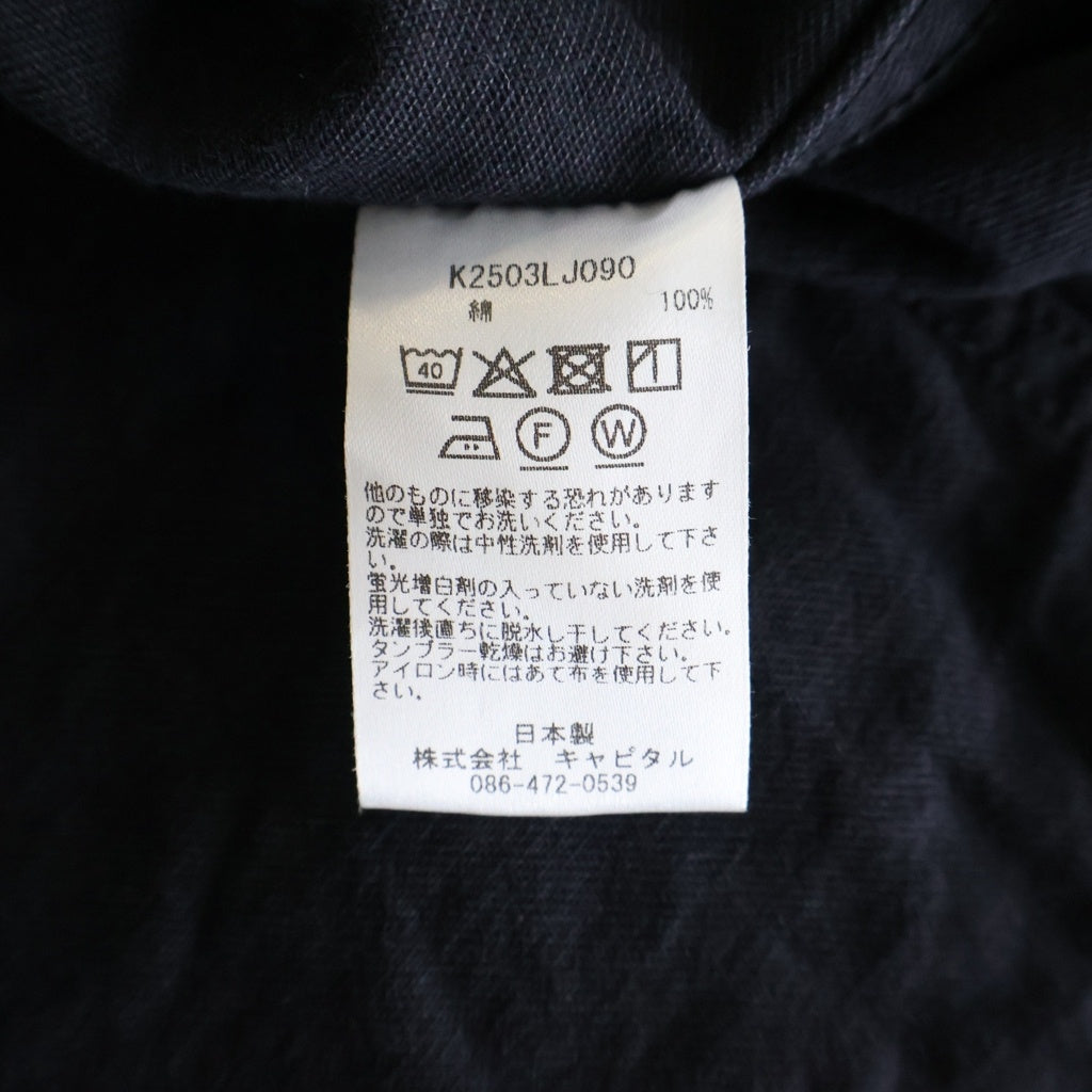 KAPITAL(キャピタル) 10oz Denim Cactus Coverall Jacket デニムカバーオール ブラック
