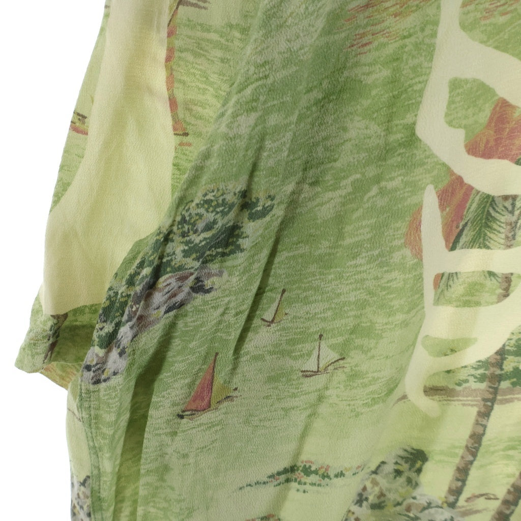 KAPITAL(キャピタル) Rayon Kamekameha Bone Aloha Shirt レーヨン ボーンアロハシャツ