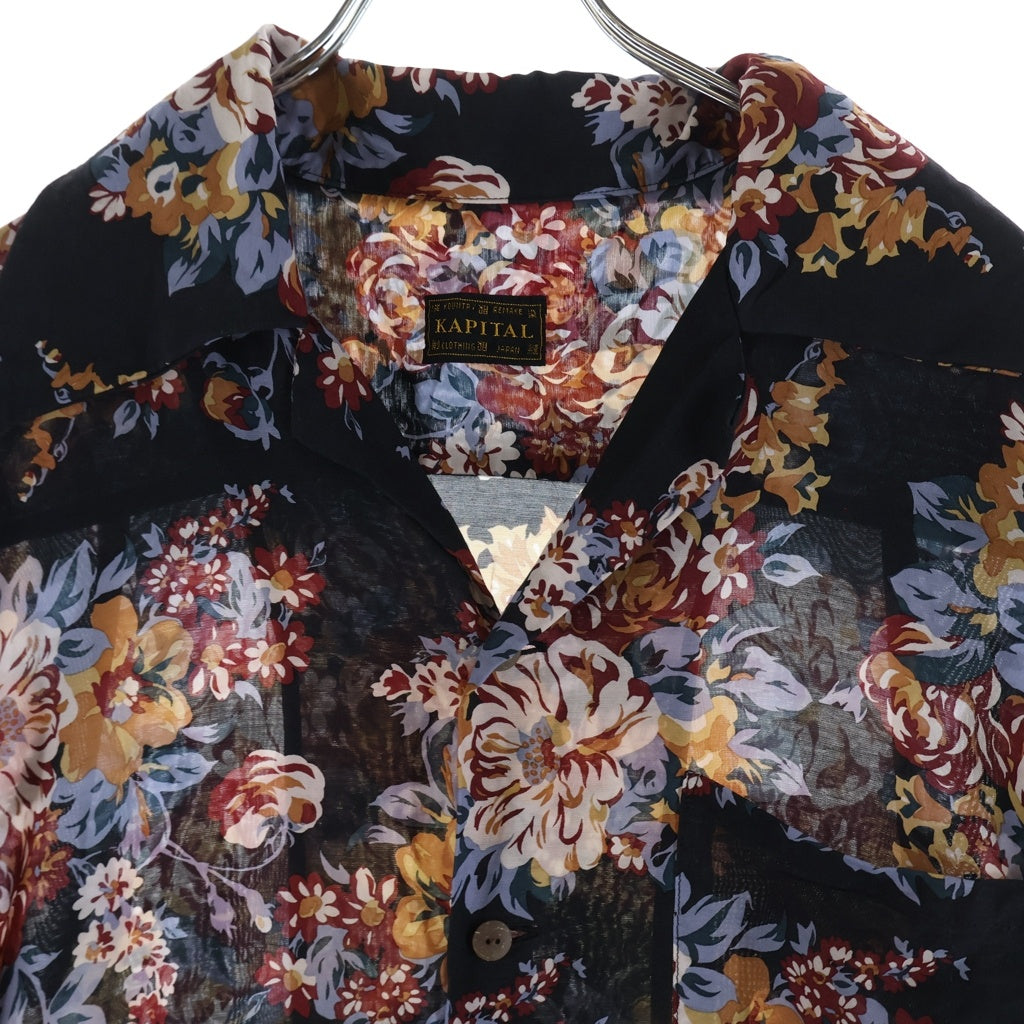 KAPITAL(キャピタル) Silk Rayon Champetre Maria Wrangle Collar Aloha Shirt レーヨン マリアアロハシャツ