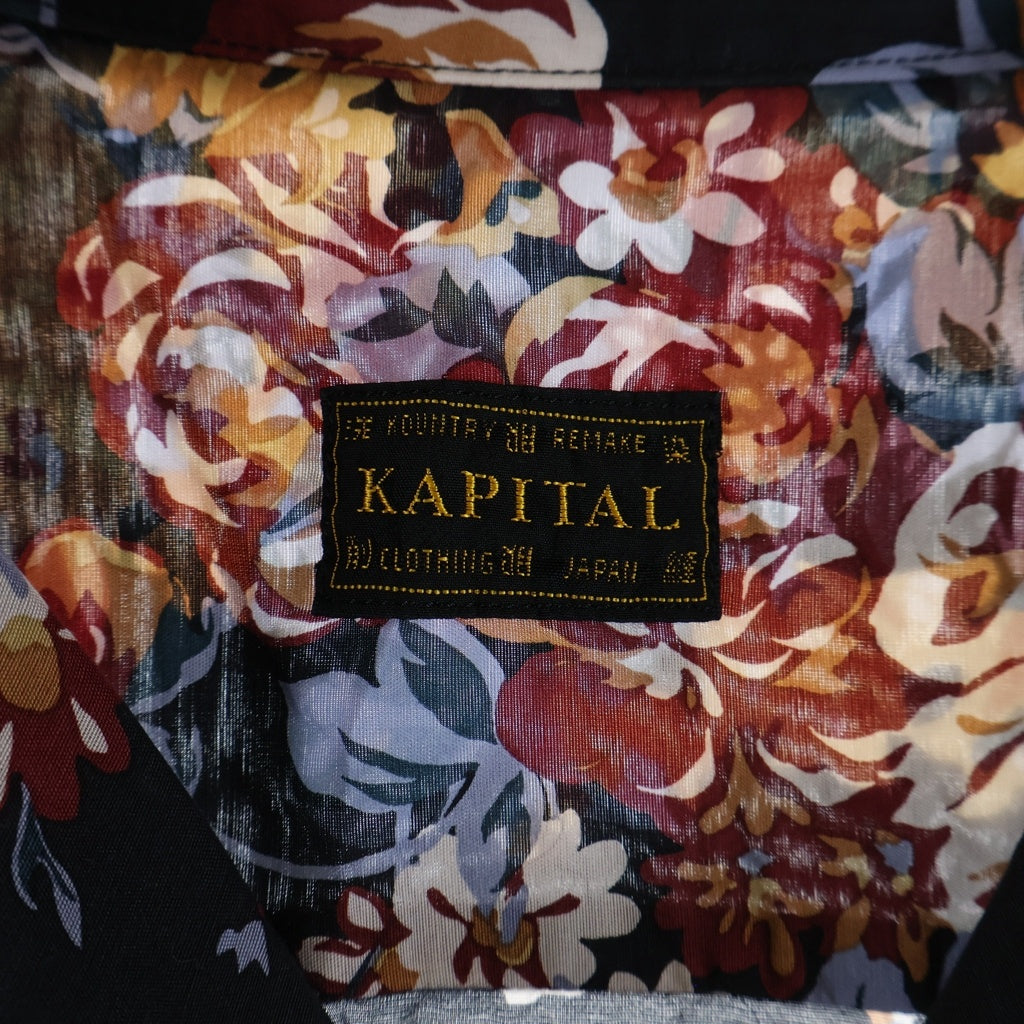 KAPITAL(キャピタル) Silk Rayon Champetre Maria Wrangle Collar Aloha Shirt レーヨン マリアアロハシャツ
