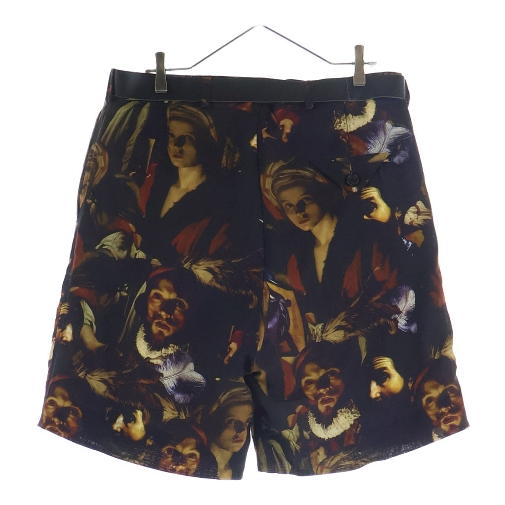 Paul Harnden(ポールハーデン) Belt Short 総柄 ベルトショーツ パンツ ブラック