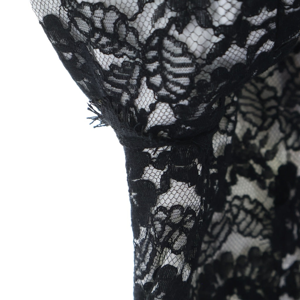 CHANEL(シャネル) 総レース ショールカラージャケット ホワイト/ブラック P47451W05443 メンズサイズ