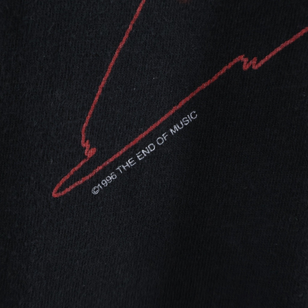 VINTAGE(ヴィンテージ) 90S VINTAGE KURT COBAIN MEMORIAL STAR 1996 GIANT ヴィンテージ カートコバイン 追悼 両面プリントTシャツ 半袖クルーネックカットソー ブラック
