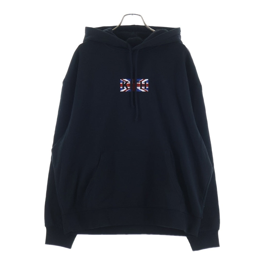 KITH(キス) LONDON CLASSIC LOGO NELSON HOODIE ロンドン クラシック ロゴ ネルソン プルオーバー フーデッド スウェット パーカー ブラック KHM034108