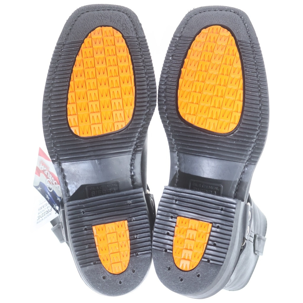 NO BRAND(ノーブランド) DOUBLE-H ダブルエイチ ハーネス エンジニアロングブーツ レディース ブラック US6/24cm 4008