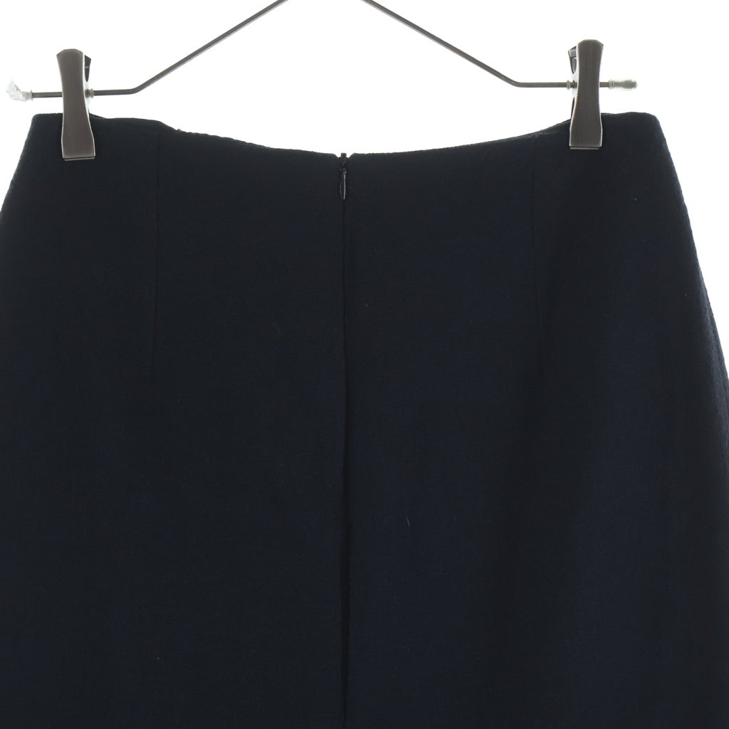 ERMANNO SCERVINO(エルマンノシェルヴィーノ) ウール 花柄フリル スカート ブラック D352O339PWE レディース