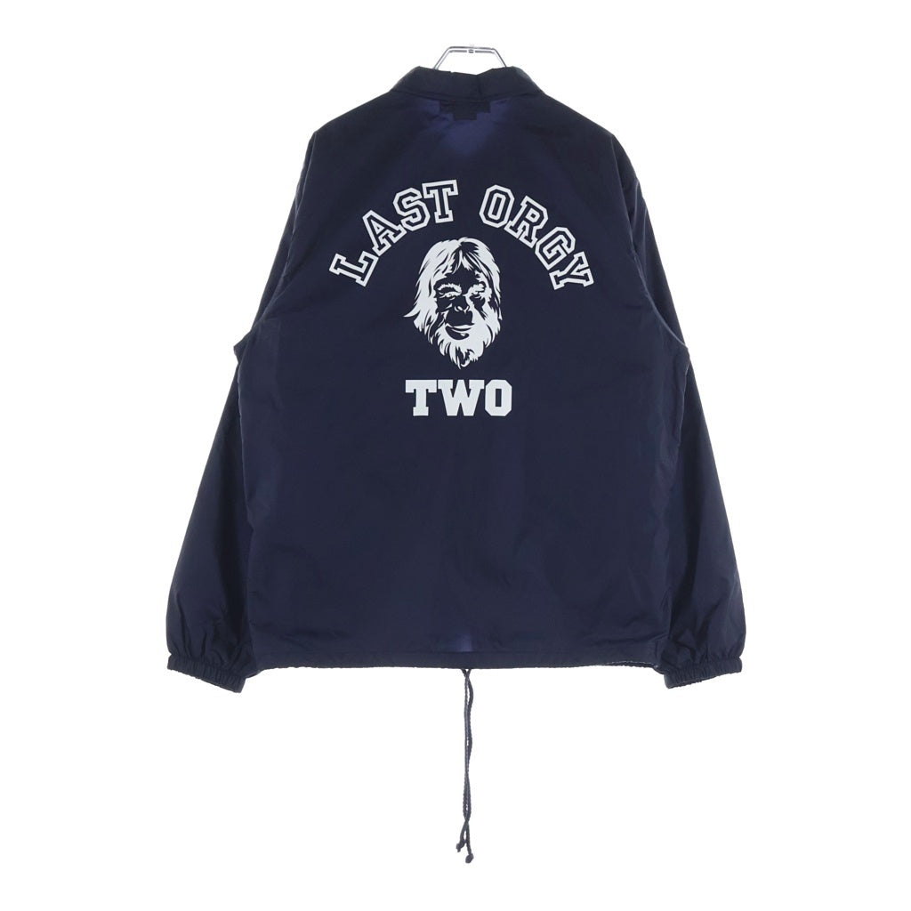 HUMAN MADE(ヒューマンメイド) ×UNDERCOVER LAST ORGY 2 COACH JACKET アンダーカバー ラストオージー ナイロン コーチ ジャケット ネイビー XX23JK002