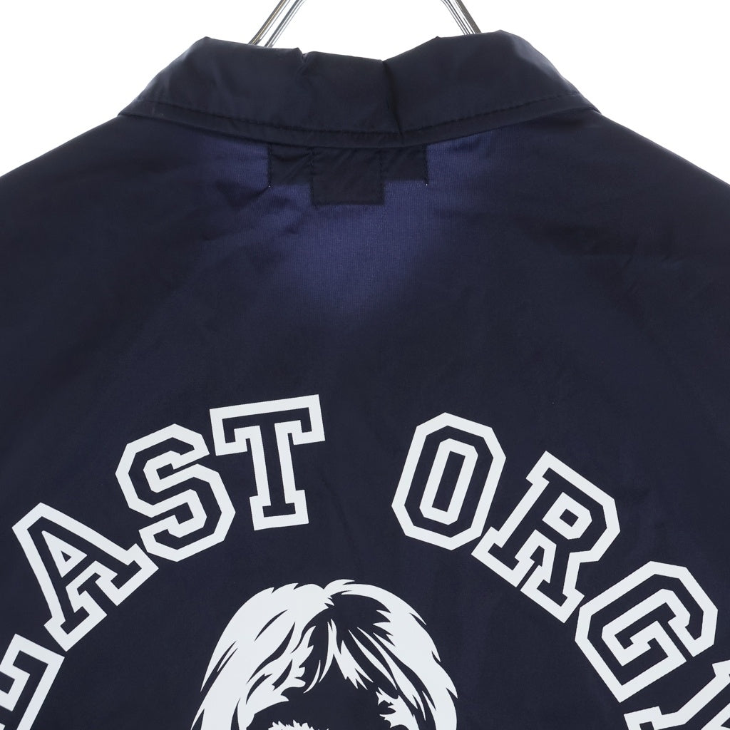 HUMAN MADE(ヒューマンメイド) ×UNDERCOVER LAST ORGY 2 COACH JACKET アンダーカバー ラストオージー ナイロン コーチ ジャケット ネイビー XX23JK002