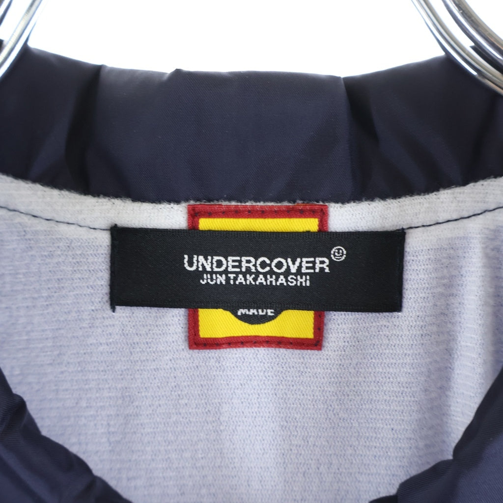 HUMAN MADE(ヒューマンメイド) ×UNDERCOVER LAST ORGY 2 COACH JACKET アンダーカバー ラストオージー ナイロン コーチ ジャケット ネイビー XX23JK002